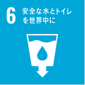 6安全なトイレを水を世界中に